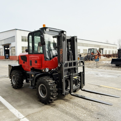Rough Terrain Forklift 3 3.5 Ton Off-road Forklift