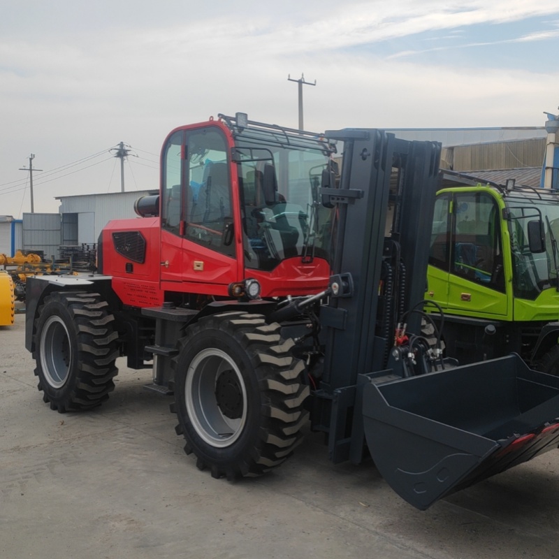 Carretilla elevadora todoterreno de 3 toneladas