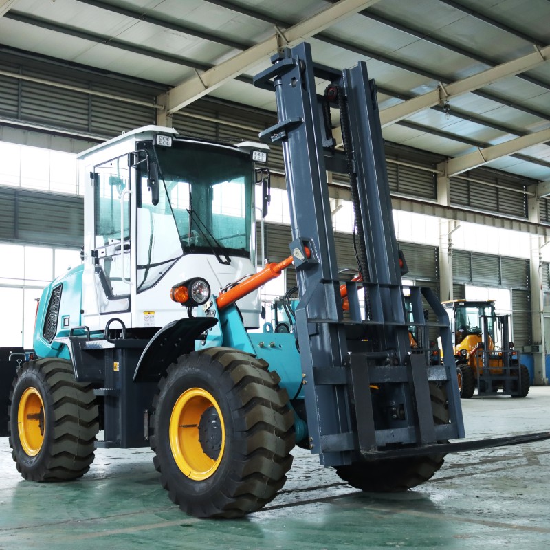 Вилочный погрузчик для пересеченной местности 3 3,5 тонны внедорожный вилочный погрузчик