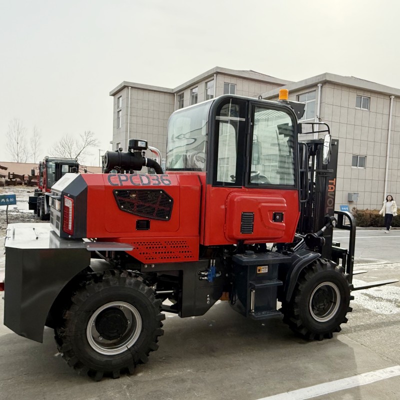 Empilhadeira de terreno acidentado 3 Empilhadeira off-road de 3,5 toneladas